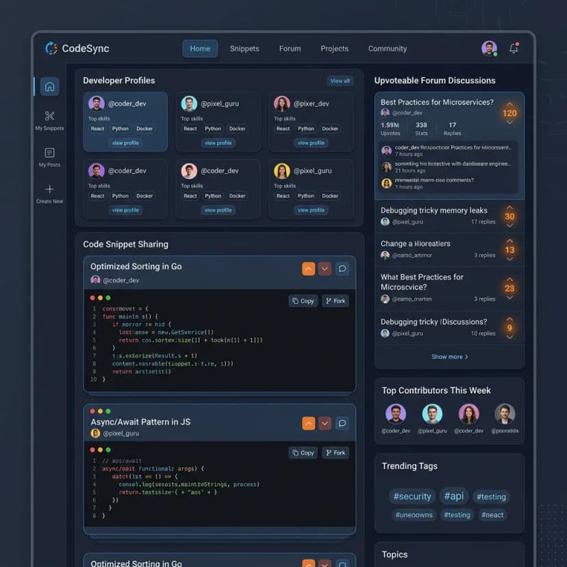 DevSpace - Developer Social Network