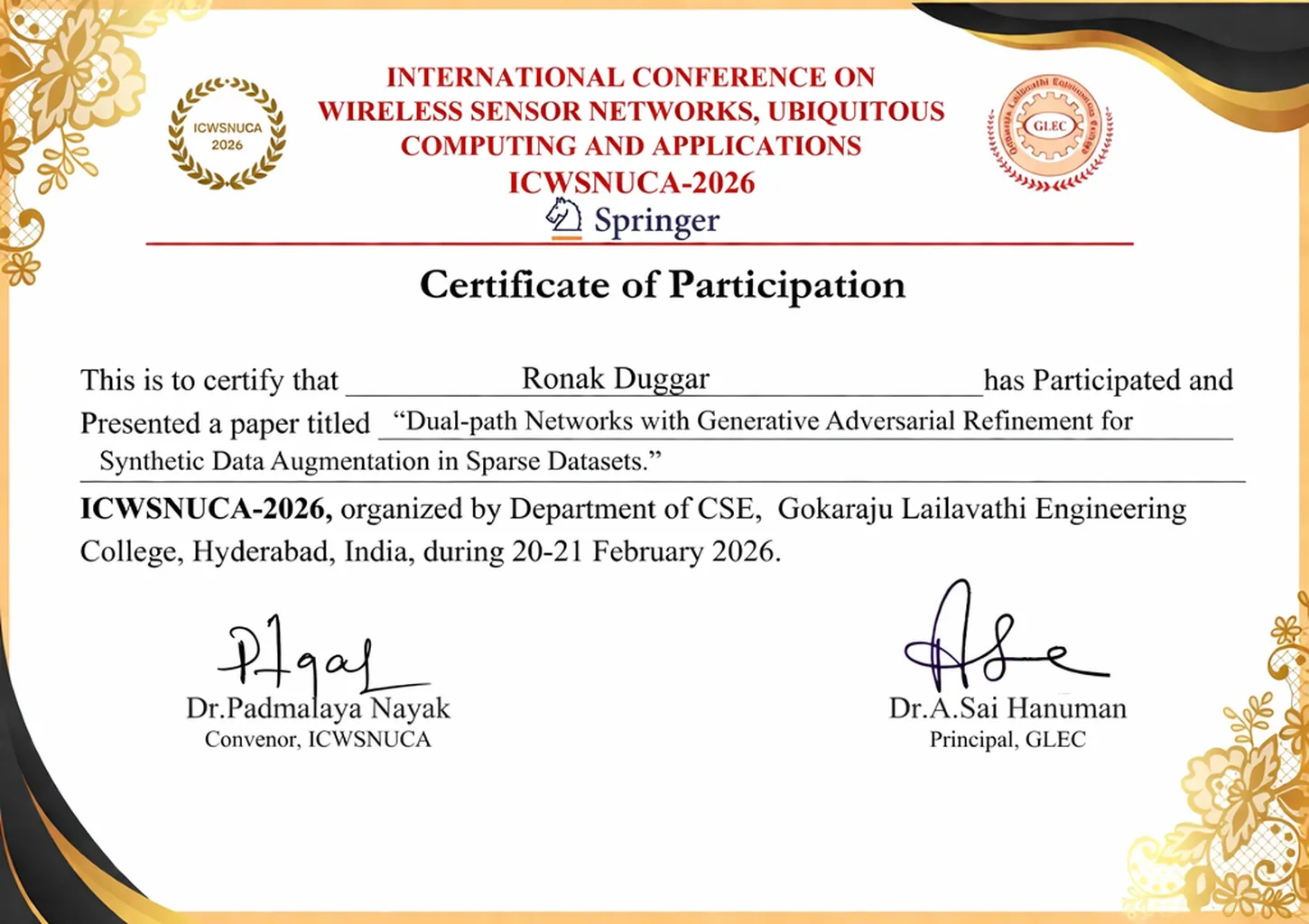 ICWSNUCA 2026 Paper Presentation
