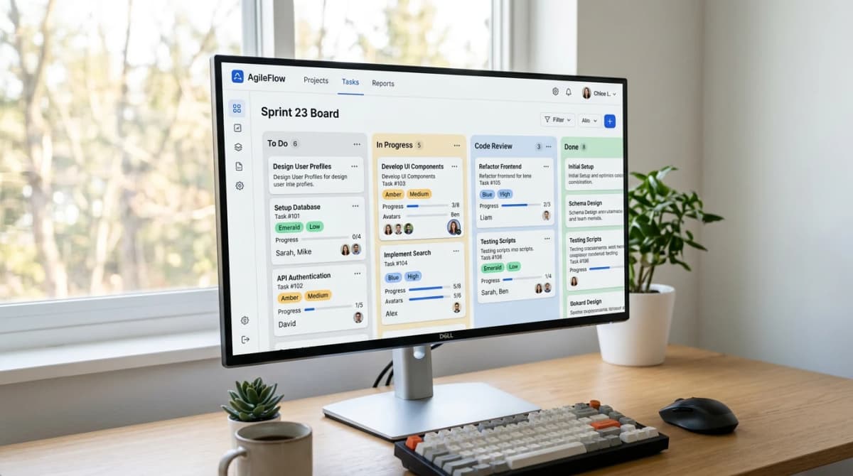 TaskFlow - Collaborative Kanban Board
