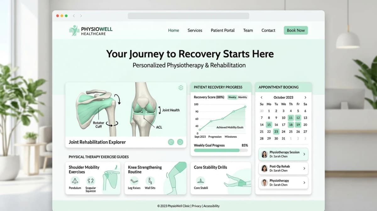 Revora Physio Clinic Website